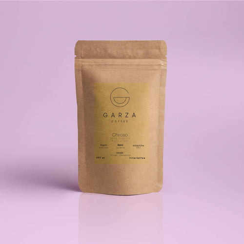 Specialitiy Coffee aus Kolumbien Chiroso für Filterkaffee mit Noten Orangenblüte, gelben Früchten, Melone, Sternfrucht und Pfirsich. Rösterei in Berlin Garza coffee