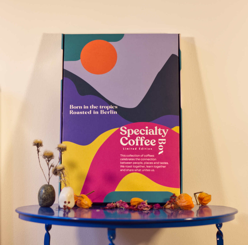 Adventskalender 2025 Garza Coffee Cafe lulo, Warawul, Caraya, Umbral 