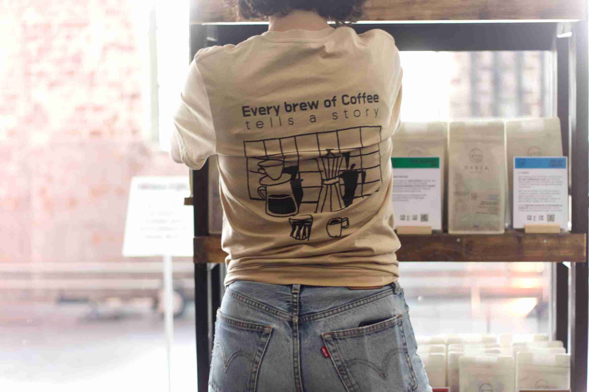 Coffee tells a Story Sand